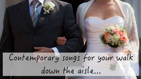 contemporary wedding processional songs