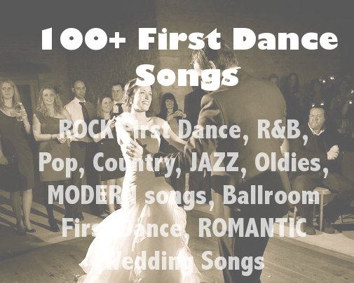 100+ First Dance Wedding Song