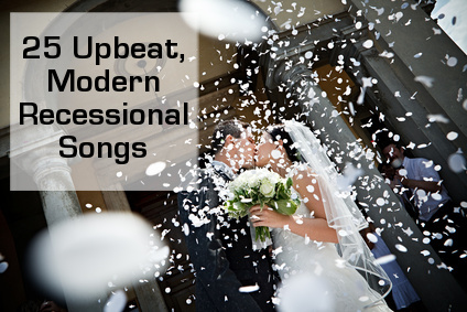 upbeat recessional wedding songs